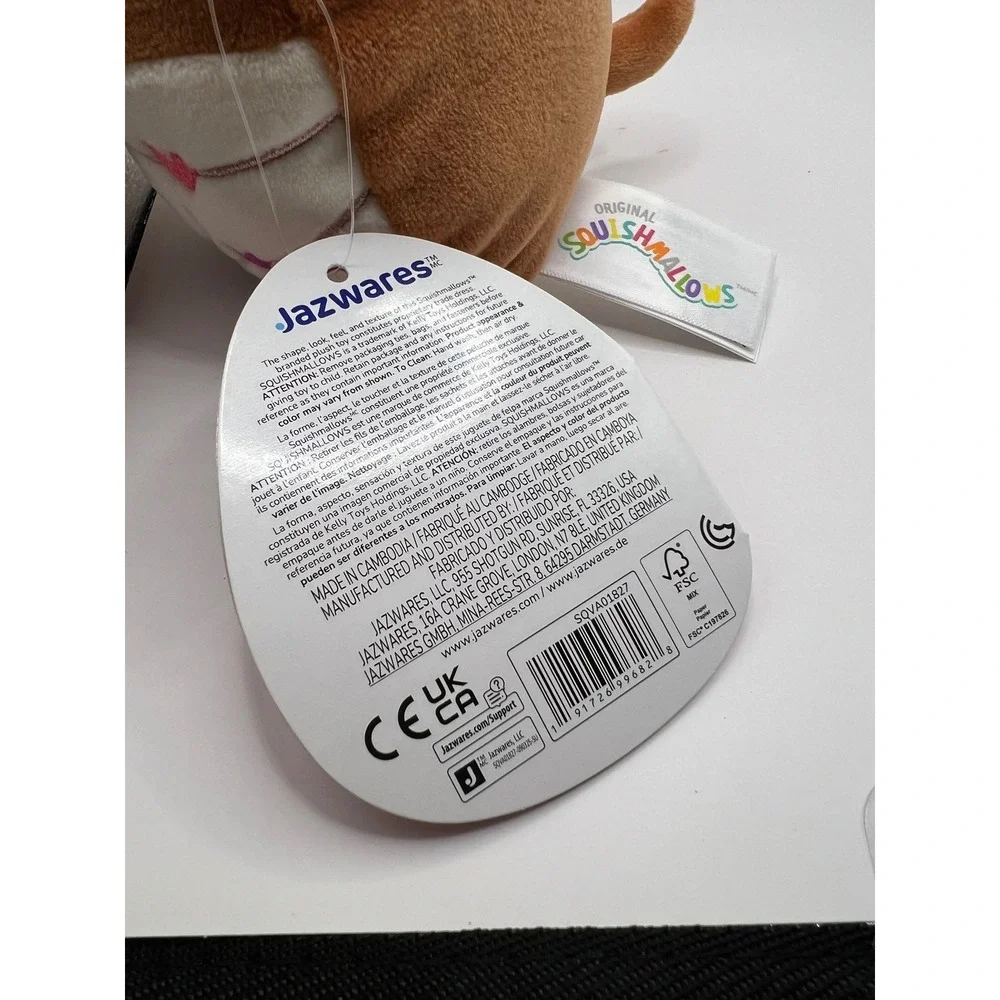 Squishmallows Reginald Corgi Plush 8